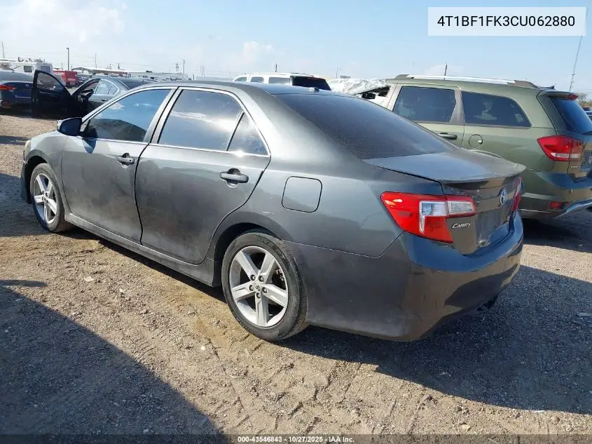 4T1BF1FK3CU062880 2012 Toyota Camry Se