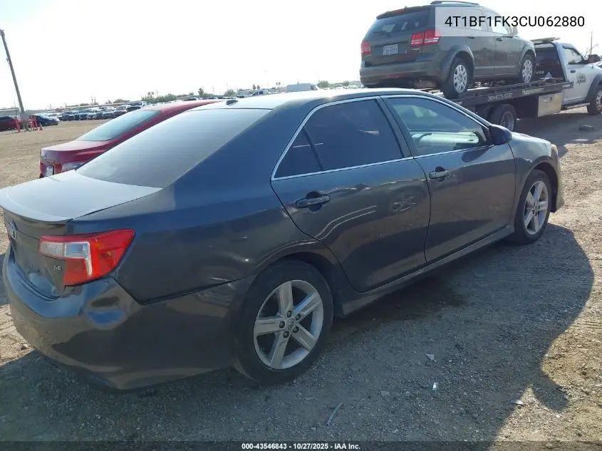 4T1BF1FK3CU062880 2012 Toyota Camry Se