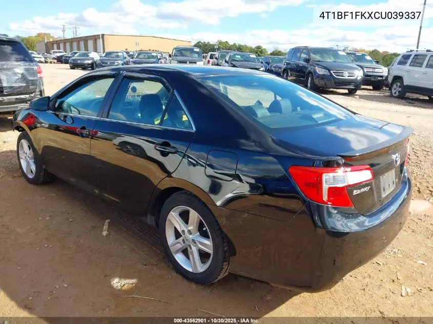 4T1BF1FKXCU039337 2012 Toyota Camry Se
