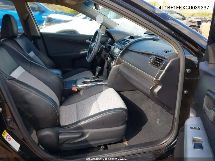 4T1BF1FKXCU039337 2012 Toyota Camry Se