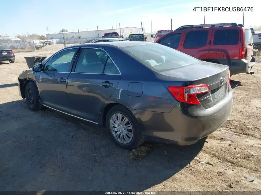 4T1BF1FK8CU586476 2012 Toyota Camry Le