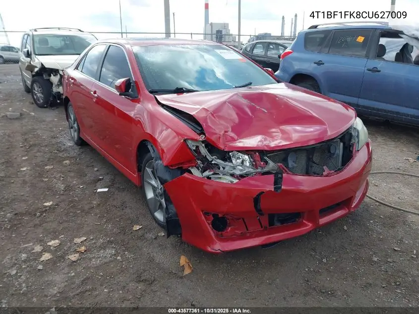 4T1BF1FK8CU627009 2012 Toyota Camry Se Limited Edition