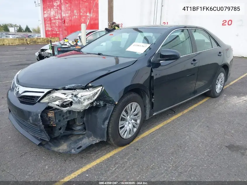 4T1BF1FK6CU079785 2012 Toyota Camry Le