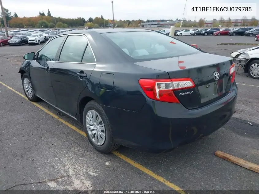 4T1BF1FK6CU079785 2012 Toyota Camry Le