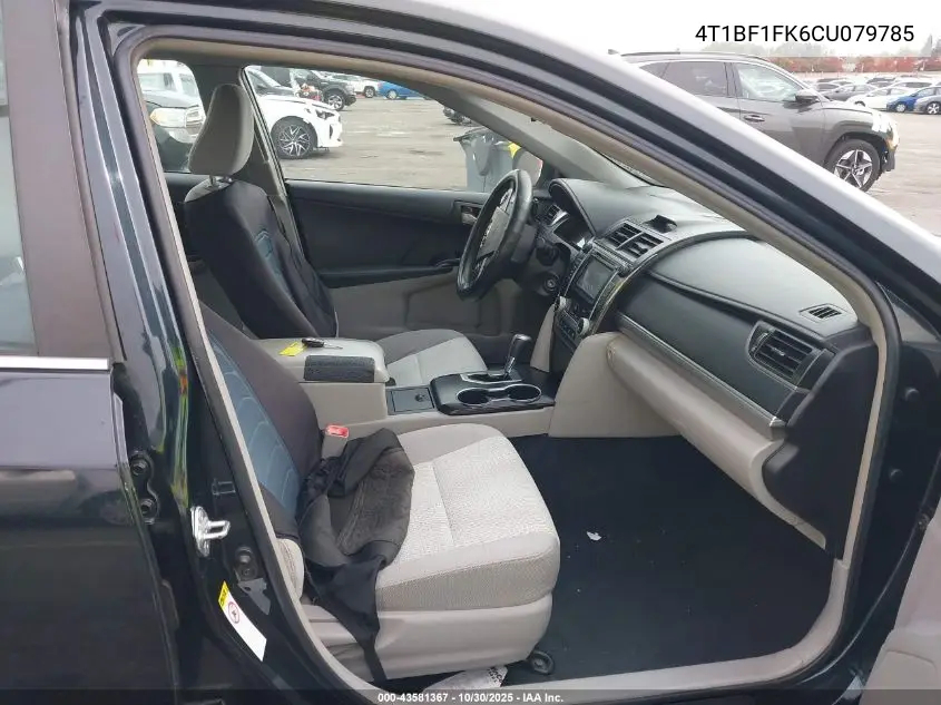 4T1BF1FK6CU079785 2012 Toyota Camry Le