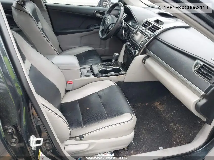 4T1BF1FKXCU063119 2012 Toyota Camry Le
