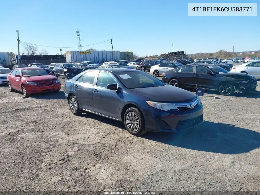 4T1BF1FK6CU583771 2012 Toyota Camry Le