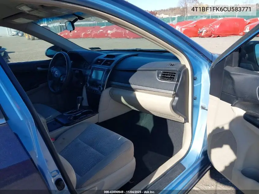 4T1BF1FK6CU583771 2012 Toyota Camry Le