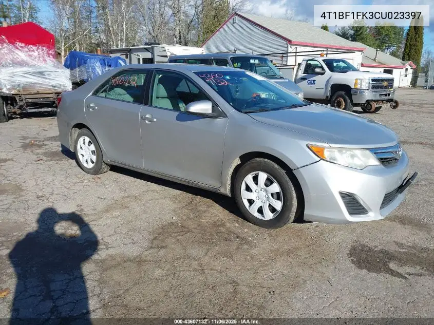 4T1BF1FK3CU023397 2012 Toyota Camry Le