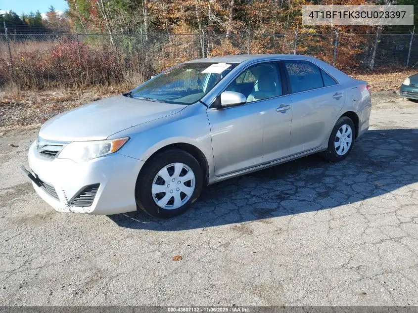 4T1BF1FK3CU023397 2012 Toyota Camry Le