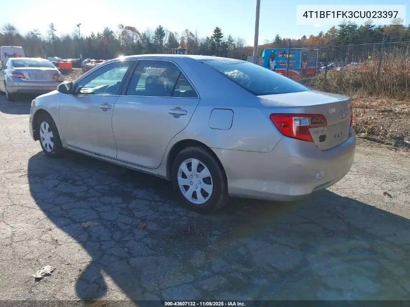 4T1BF1FK3CU023397 2012 Toyota Camry Le