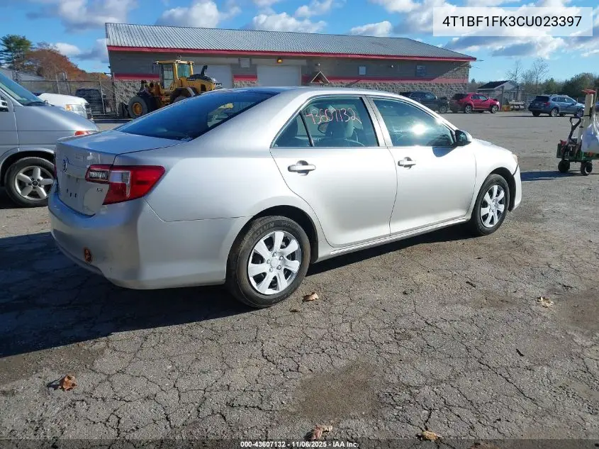 4T1BF1FK3CU023397 2012 Toyota Camry Le