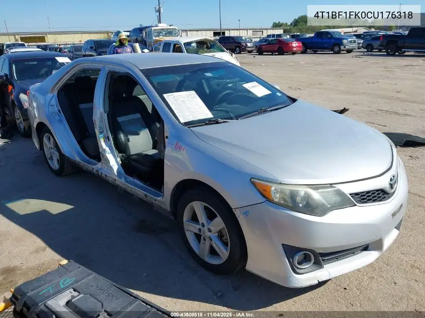4T1BF1FK0CU176318 2012 Toyota Camry Se