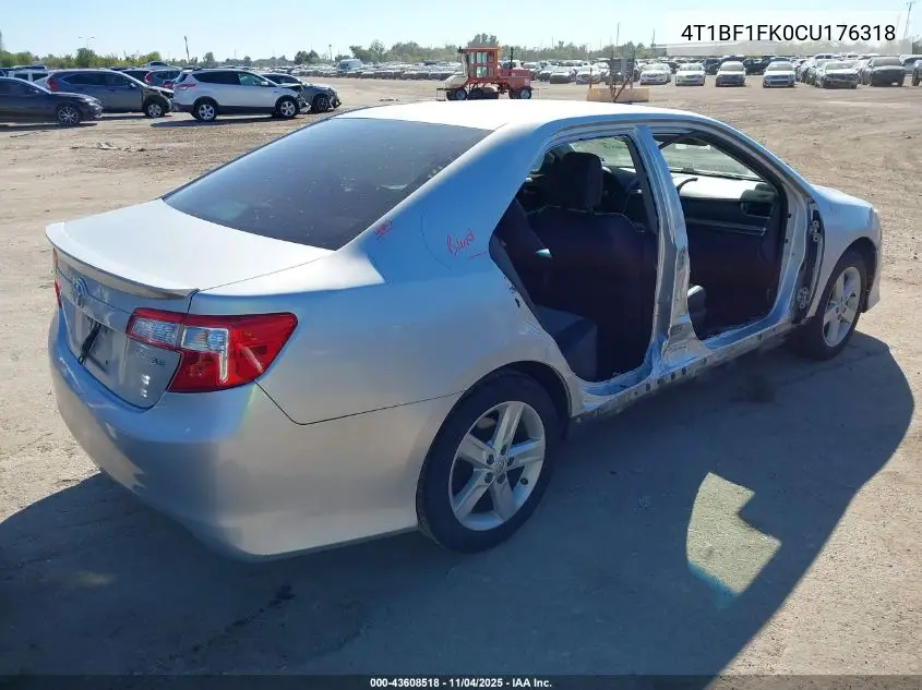 4T1BF1FK0CU176318 2012 Toyota Camry Se