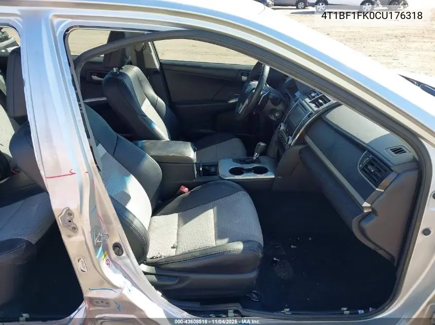 4T1BF1FK0CU176318 2012 Toyota Camry Se