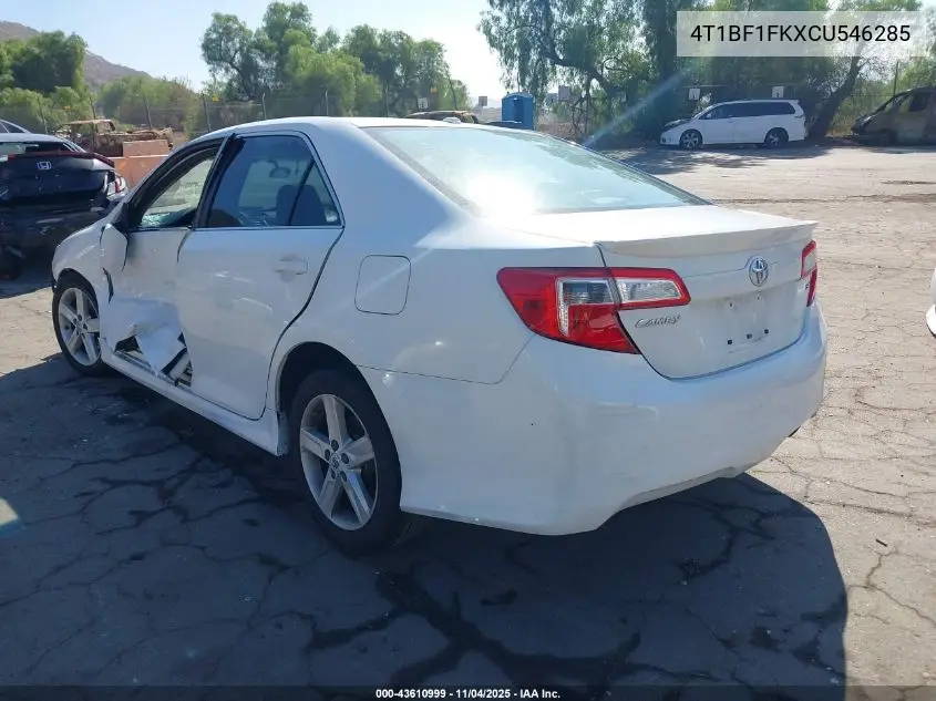 4T1BF1FKXCU546285 2012 Toyota Camry Se