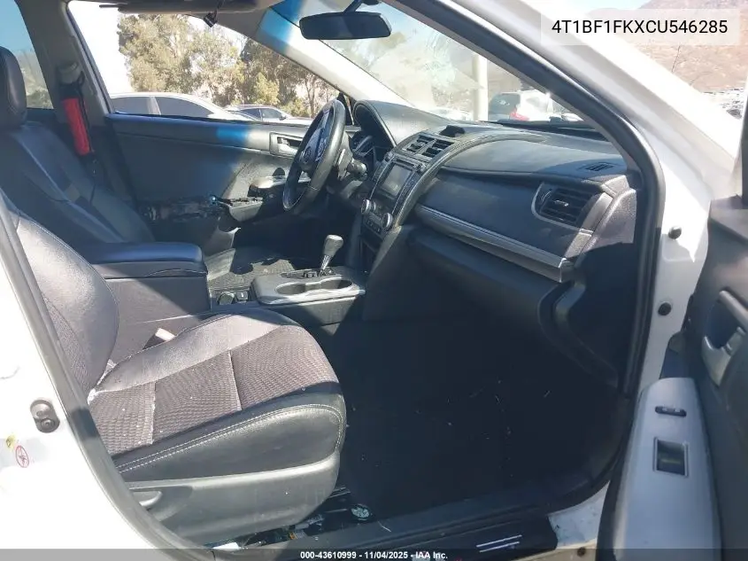 4T1BF1FKXCU546285 2012 Toyota Camry Se
