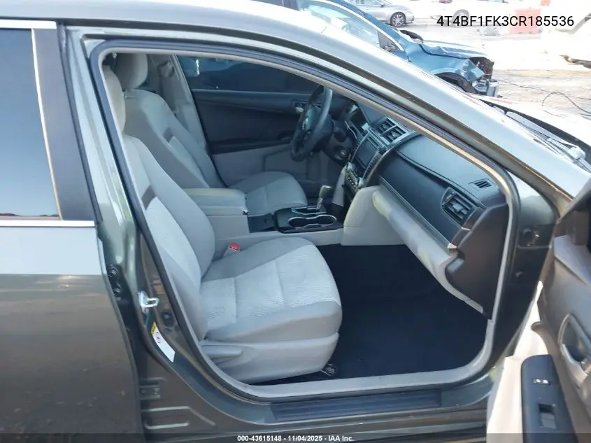 4T4BF1FK3CR185536 2012 Toyota Camry Le