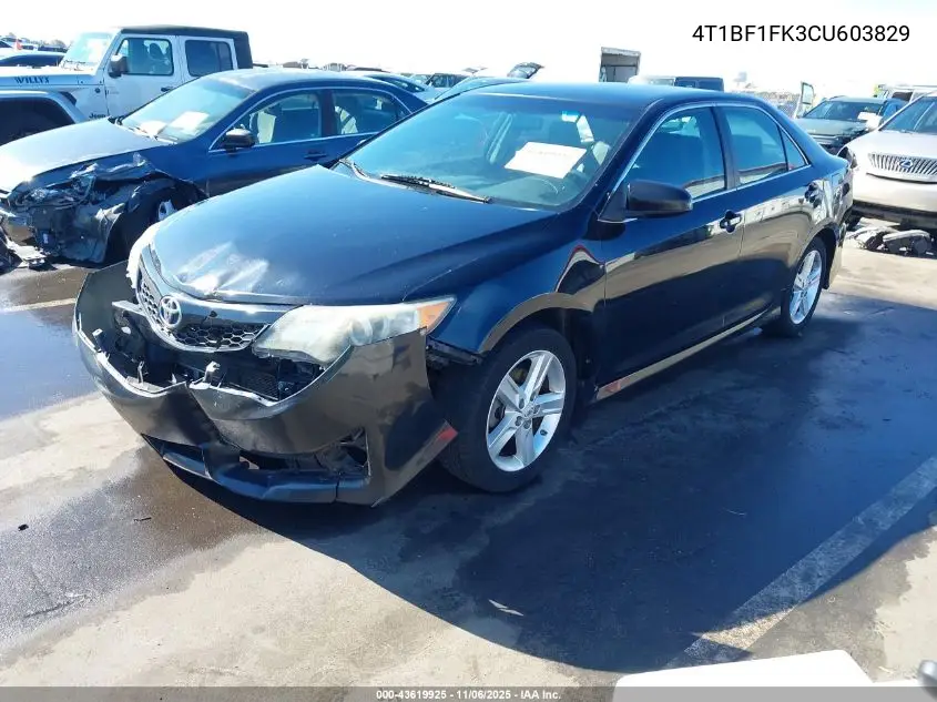 4T1BF1FK3CU603829 2012 Toyota Camry Se