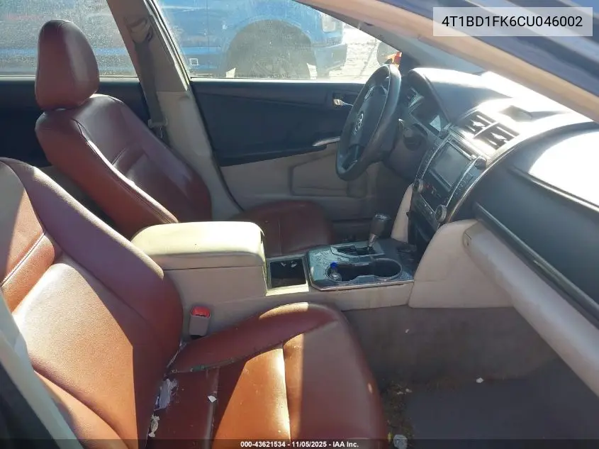 4T1BD1FK6CU046002 2012 Toyota Camry Hybrid Le