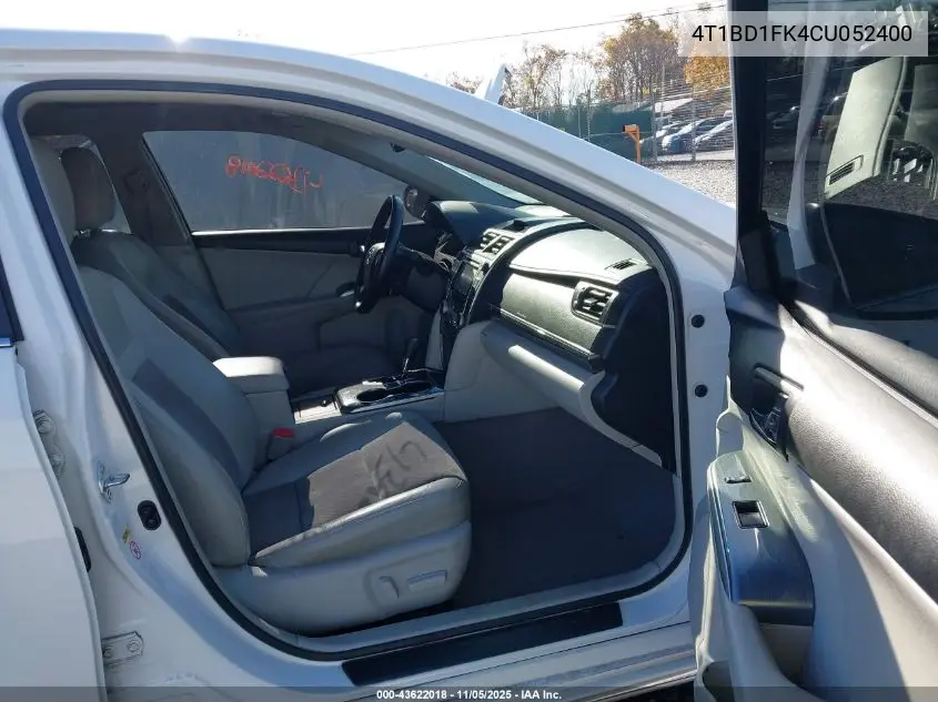 4T1BD1FK4CU052400 2012 Toyota Camry Hybrid Xle