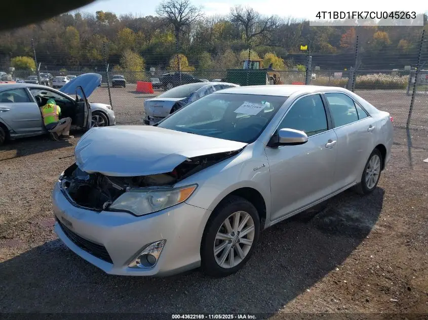 4T1BD1FK7CU045263 2012 Toyota Camry Hybrid Xle