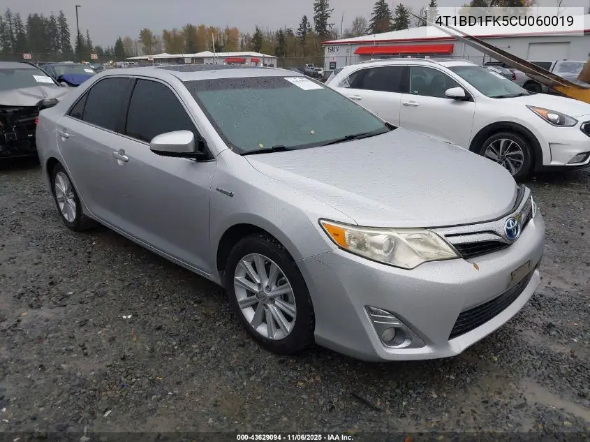 4T1BD1FK5CU060019 2012 Toyota Camry Hybrid Xle