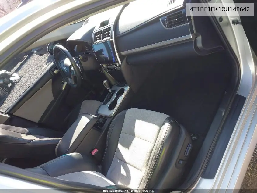 4T1BF1FK1CU148642 2012 Toyota Camry Se