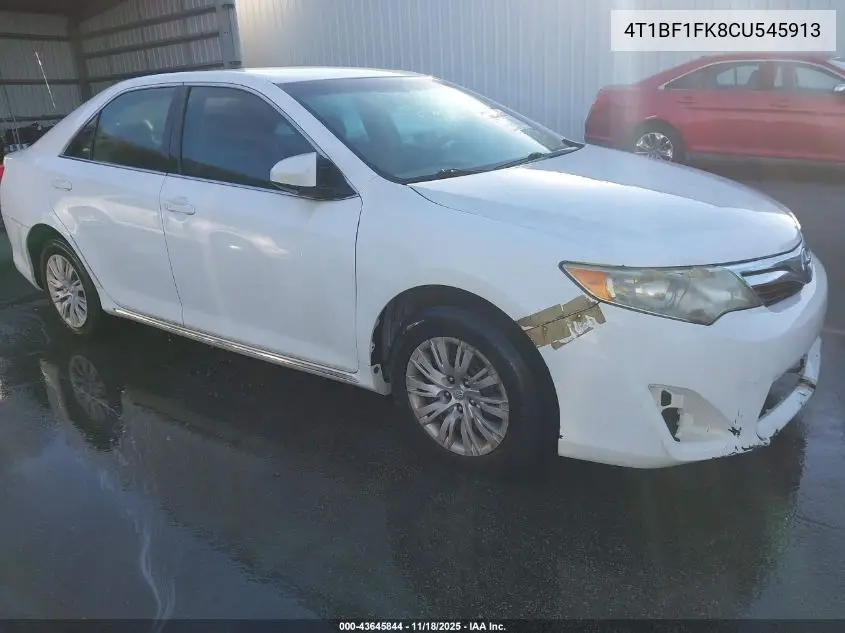4T1BF1FK8CU545913 2012 Toyota Camry Le