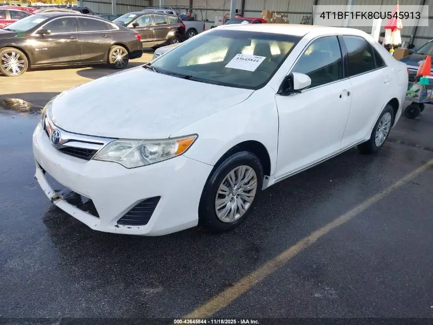 4T1BF1FK8CU545913 2012 Toyota Camry Le