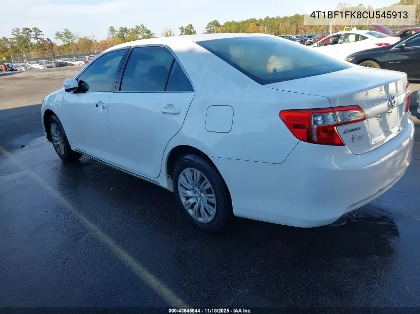 4T1BF1FK8CU545913 2012 Toyota Camry Le