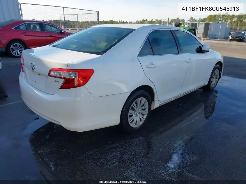 4T1BF1FK8CU545913 2012 Toyota Camry Le