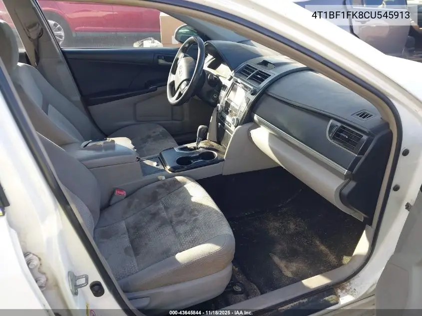 4T1BF1FK8CU545913 2012 Toyota Camry Le