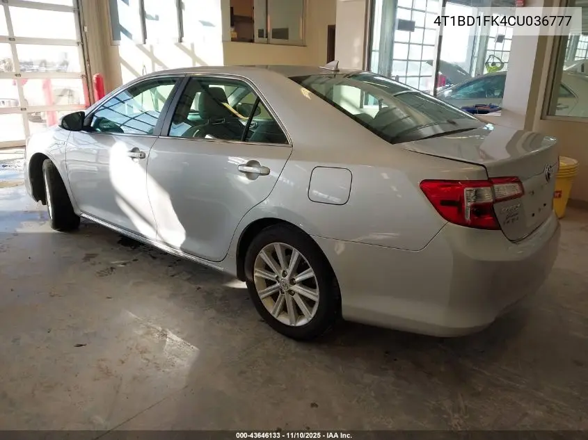 4T1BD1FK4CU036777 2012 Toyota Camry Hybrid Xle