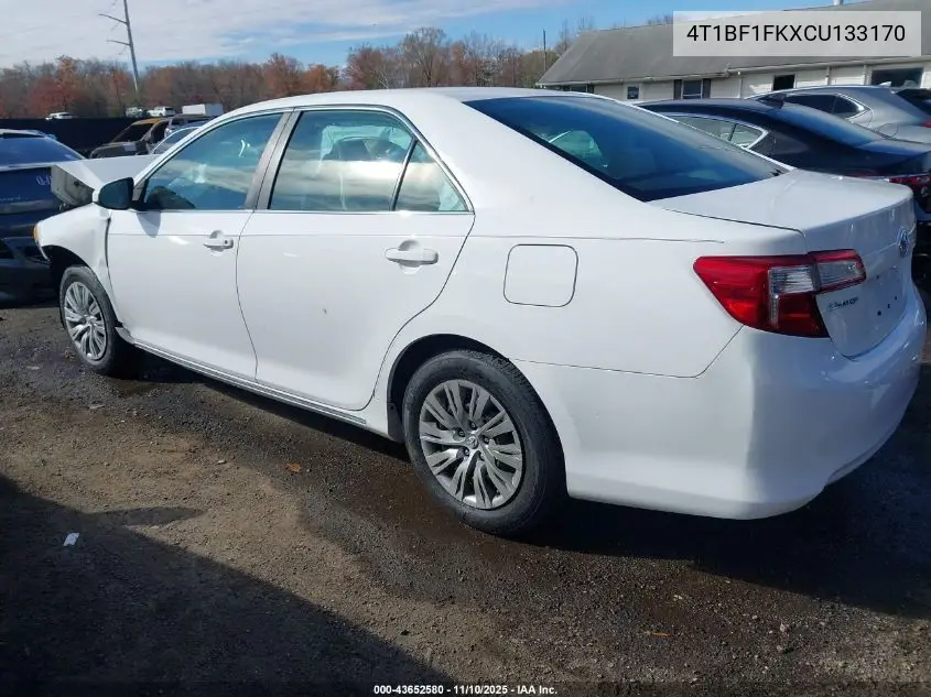 4T1BF1FKXCU133170 2012 Toyota Camry Le