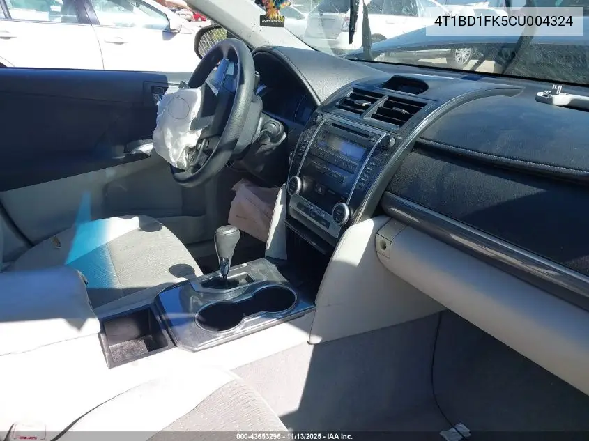 4T1BD1FK5CU004324 2012 Toyota Camry Hybrid Le