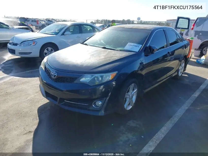 4T1BF1FKXCU175564 2012 Toyota Camry Se