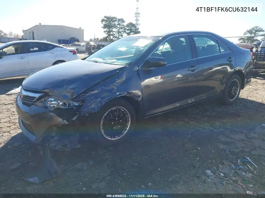 4T1BF1FK6CU632144 2012 Toyota Camry L