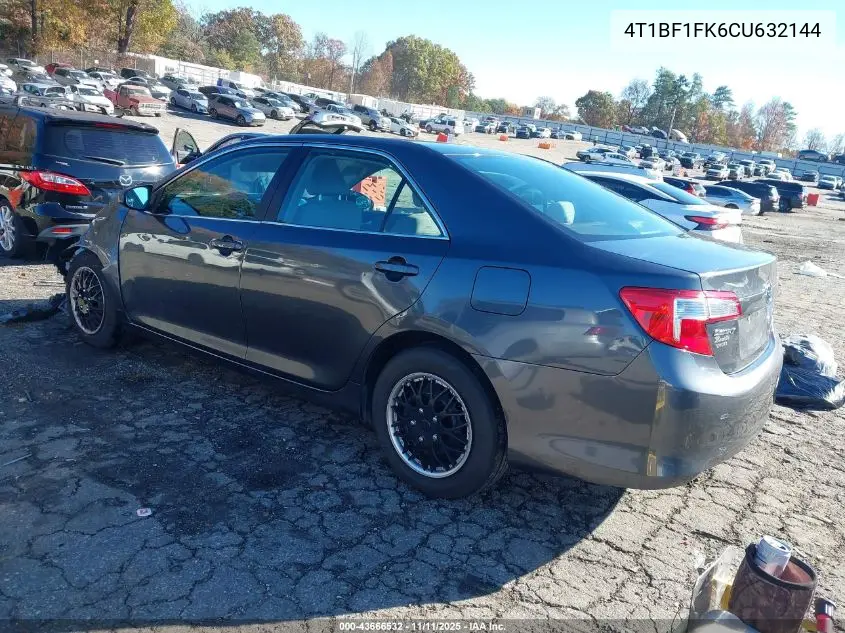 4T1BF1FK6CU632144 2012 Toyota Camry L