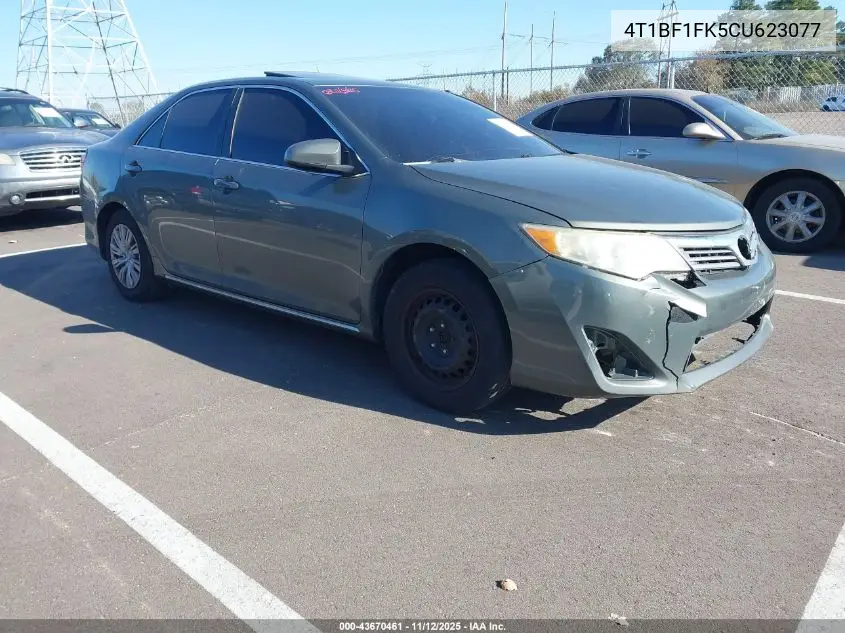 4T1BF1FK5CU623077 2012 Toyota Camry Le