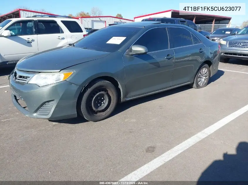 4T1BF1FK5CU623077 2012 Toyota Camry Le