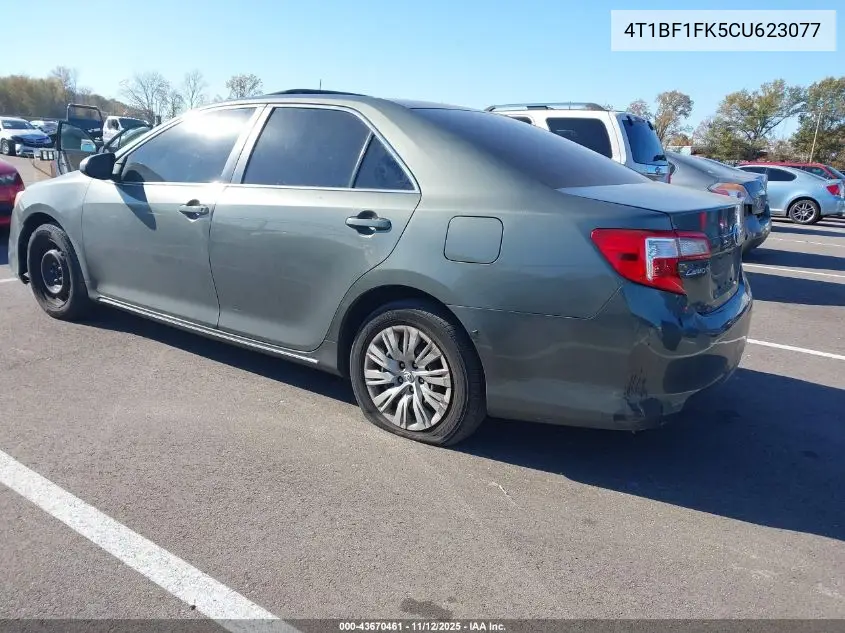 4T1BF1FK5CU623077 2012 Toyota Camry Le