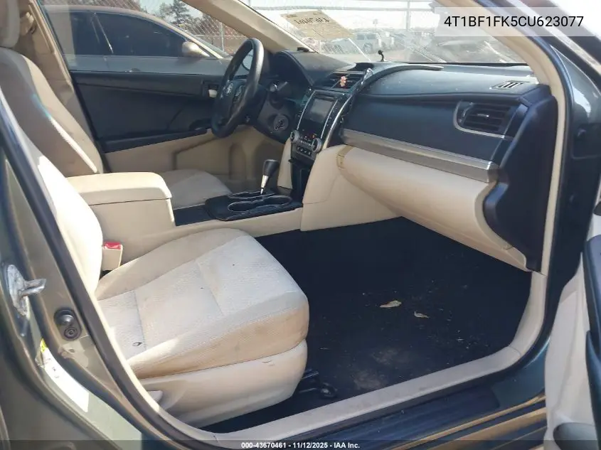 4T1BF1FK5CU623077 2012 Toyota Camry Le