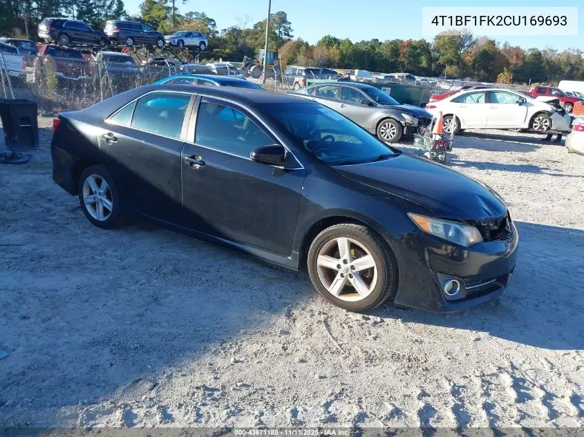 4T1BF1FK2CU169693 2012 Toyota Camry Se
