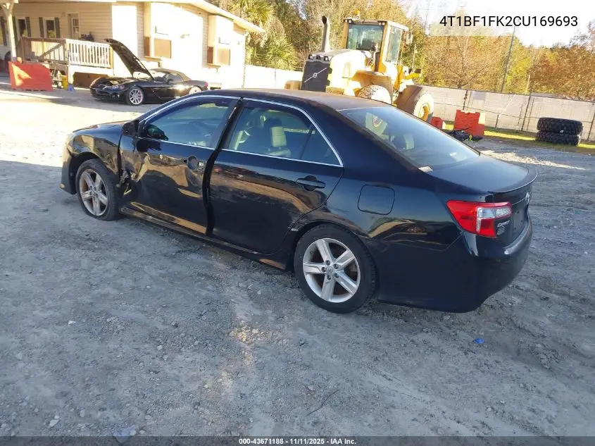 4T1BF1FK2CU169693 2012 Toyota Camry Se