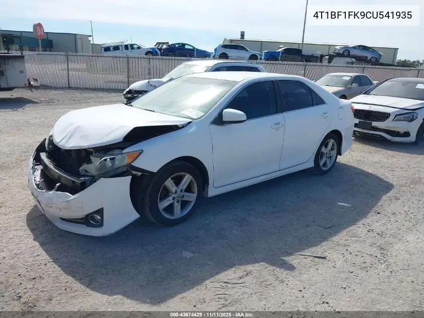 4T1BF1FK9CU541935 2012 Toyota Camry Se
