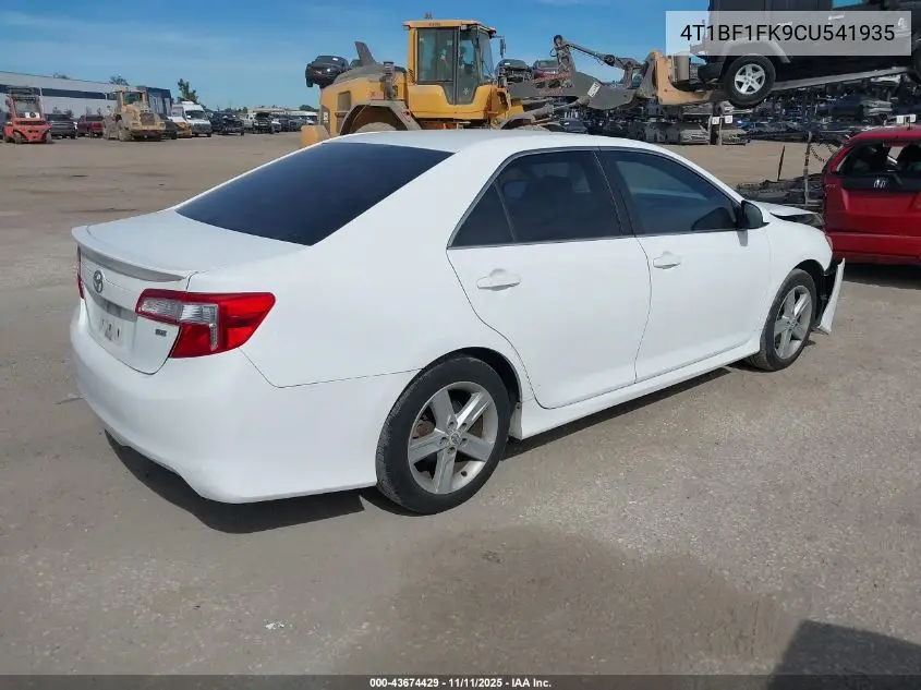 4T1BF1FK9CU541935 2012 Toyota Camry Se