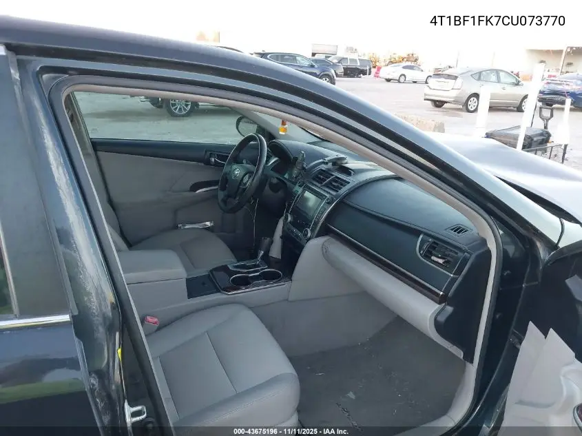 4T1BF1FK7CU073770 2012 Toyota Camry Xle