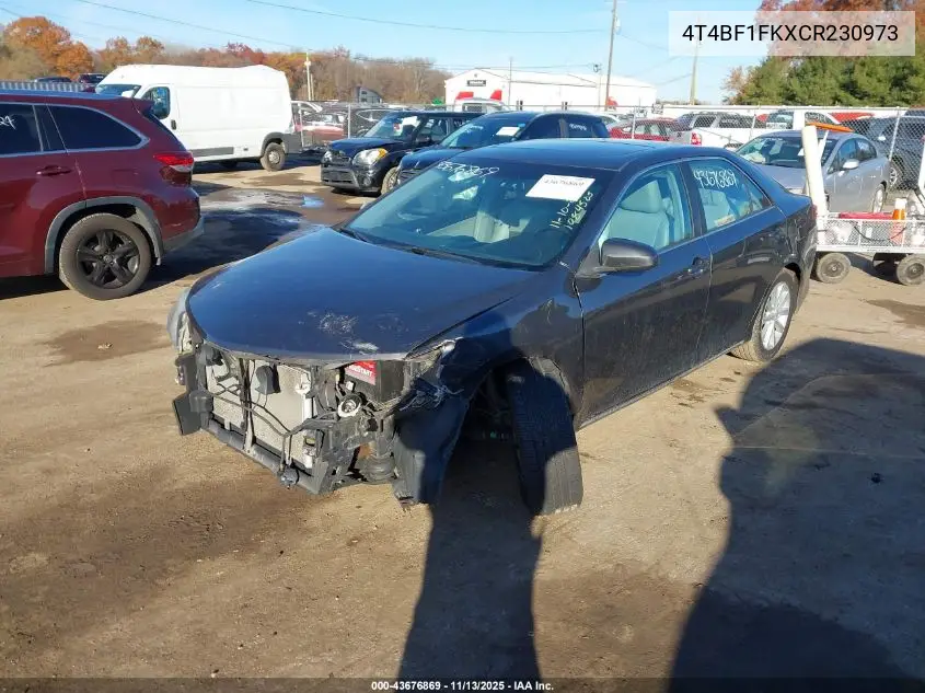 4T4BF1FKXCR230973 2012 Toyota Camry Xle