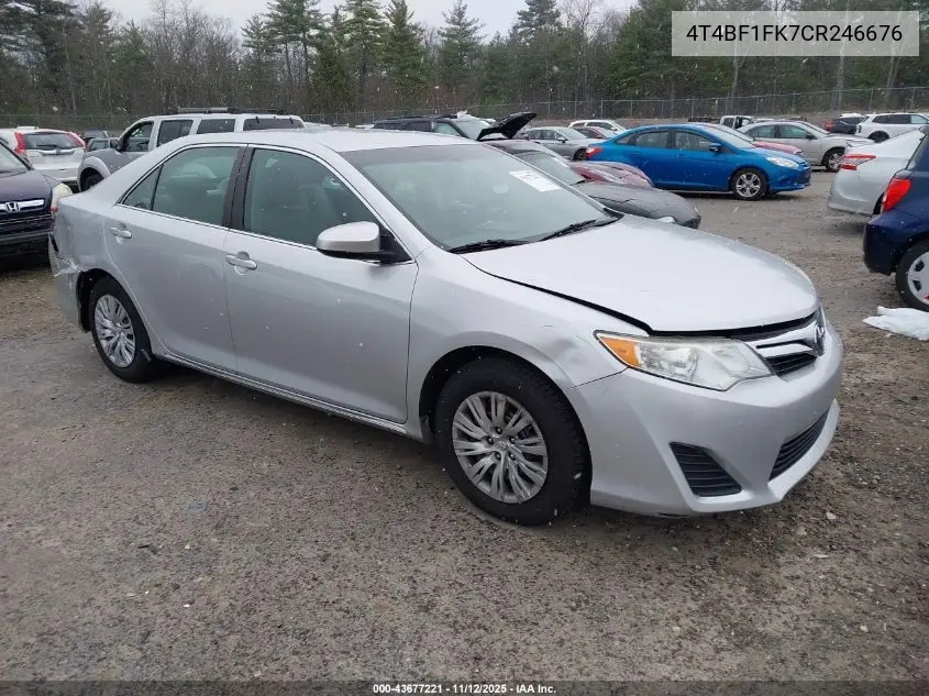 4T4BF1FK7CR246676 2012 Toyota Camry Le